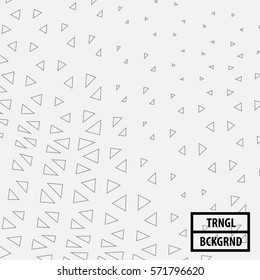 Outlined Triangle Design Pattern | EPS10 Vector