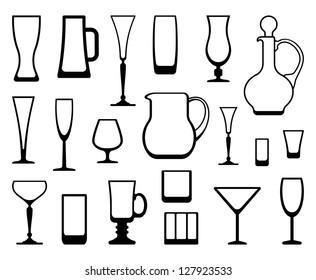Outlines of ware from glass and crystal