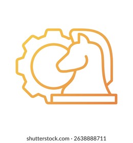 An outline-style vector illustration of financial strategy, created as part of a financial strategy set. Perfect for business presentations, websites, marketing materials, and editorial use
