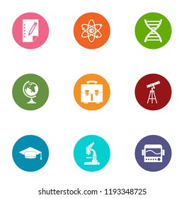 Outlook icons set. Flat set of 9 outlook vector icons for web isolated on white background