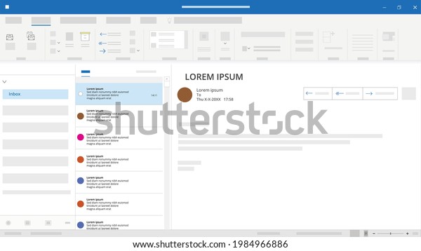 Outlook interface layout,\
outlook mail icon and outlook icon mail template, outlook and\
interface mail icon