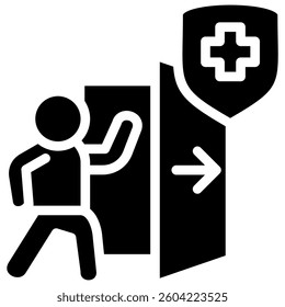 Outpatient Icon Element For Design