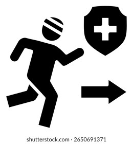 Outpatient Icon Element For Design