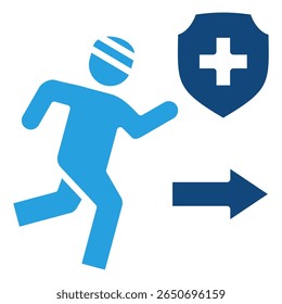 Outpatient Icon Element For Design