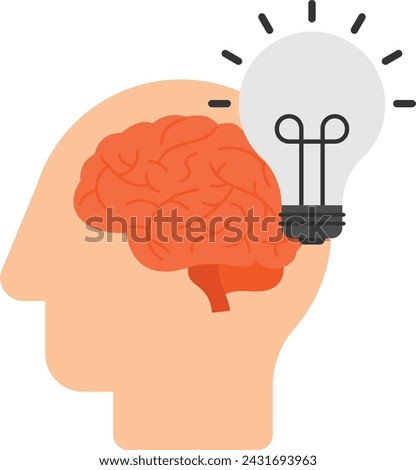 Outperformed Genius Mindset concept, Mastery expectations thru experiences vector icon design, Boosting productivity abilities Symbol, business motivation Sign, Enterprise impetus illustration