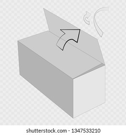 Output device Symbol. Vector