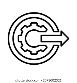 Output Icon Element For Design