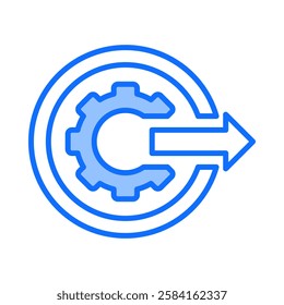 Output Icon Element For Design