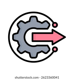 Output Icon Element for Design