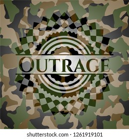 Outrage on camouflage pattern
