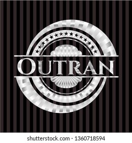 Outran silvery emblem