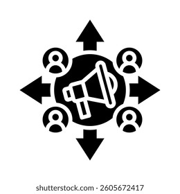 Outreach Icon Element for Design