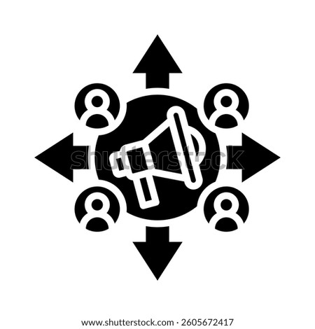 Outreach Icon Element for Design