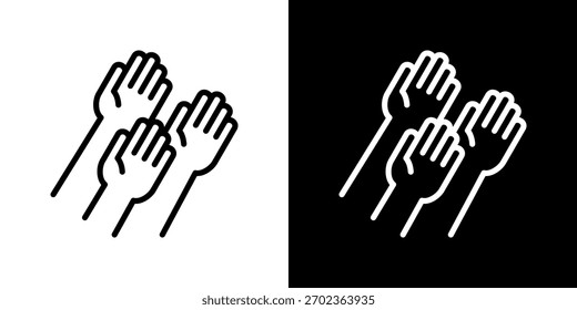 Outreach Icon Line Style Vector Illustration