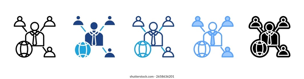 Outreach icon sheet multiple style collection