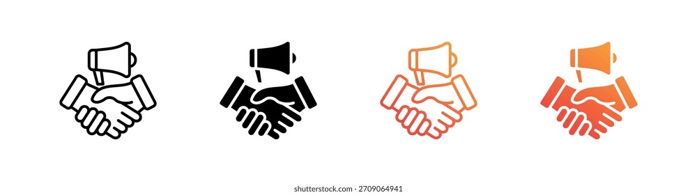 Conjunto de iconos de estilo múltiple de extensión Vector