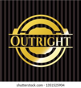 Outright golden emblem