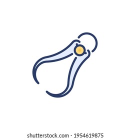 Outside Caliper icon in vector. Logotype