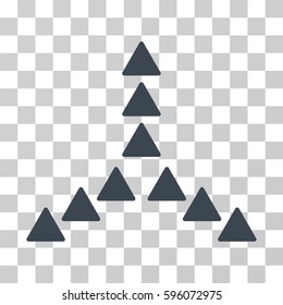 Outside Direction icon. Vector illustration style is flat iconic symbol, transparent background. Designed for web and software interfaces.