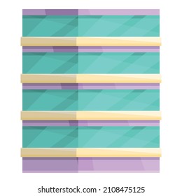 Outside multistory icon cartoon vector. Office building. Residential apartment