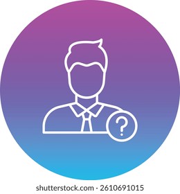 Outsider vector icon. Can be used for printing, mobile and web applications.
