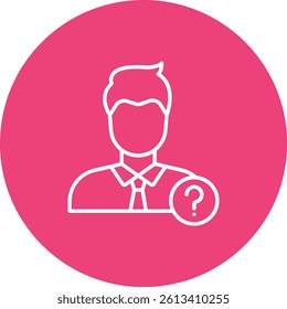 Outsider vector icon. Can be used for printing, mobile and web applications.