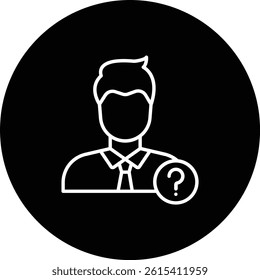Outsider vector icon. Can be used for printing, mobile and web applications.