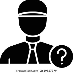 Outsider vector icon. Can be used for printing, mobile and web applications.