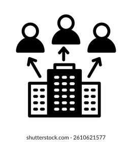 Outsource Icon Element for Design