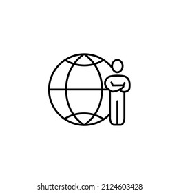 outsource icons symbol vector elements for infographic web