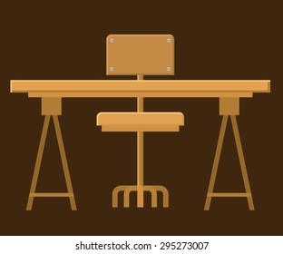 Outsourcing digital design, vector illustration eps 10