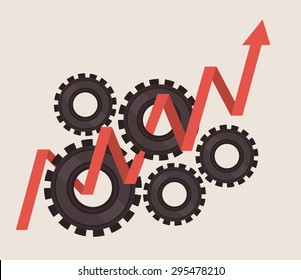 Outsourcing digital design, vector illustration eps 10