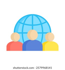 Outsourcing Icon Element For Design
