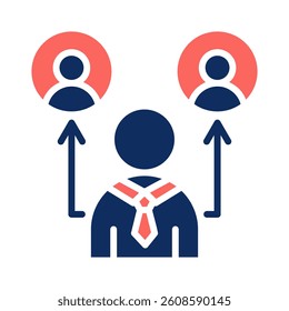 Outsourcing Icon Element for Design