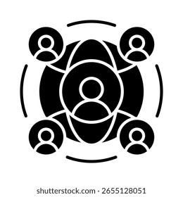 Outsourcing Icon Element For Design