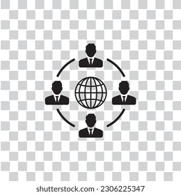 outsourcing icon , human resources icon