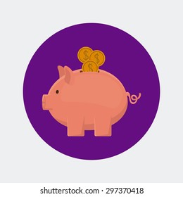Outsourcing icons digital design, vector illustration eps 10