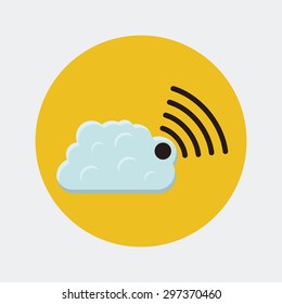 Outsourcing icons digital design, vector illustration eps 10