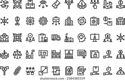 Outsourcing icons High-Quality Vector Icons Collection with Editable Stroke. Ideal for Professional and Creative Projects.