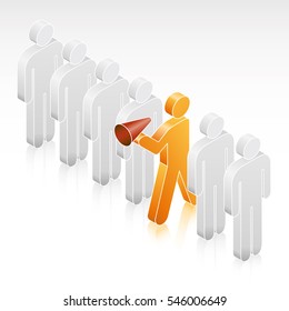 Outspoken Stand out from the crowd