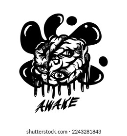 Outstanding illustrations for streetwear design, merchandise, fashion or stickers and tattoos in vector format