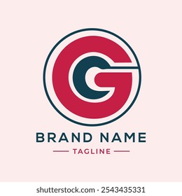 Serviços excepcionais de design de logotipo para identidade de marca. Design De Logotipo Moderno E Estilo De Marca Com Letra G.