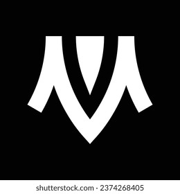 Outstanding MV M V modern monogram letter initial based letter icon logo