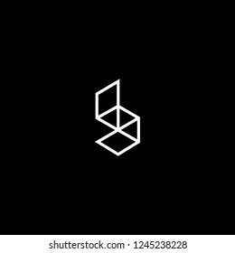 Outstanding professional elegant trendy awesome artistic black and gold color B BB initial based Alphabet icon logo.
