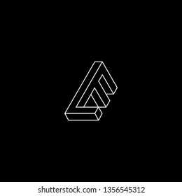 Outstanding professional elegant trendy awesome artistic black and white color LE EL LF FL EF FE initial based Alphabet icon logo.