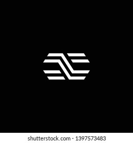 Outstanding professional elegant trendy awesome artistic black and white color XC CX XZ ZX initial based Alphabet icon logo.