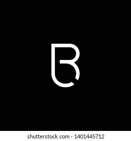 Outstanding professional elegant trendy awesome artistic black and white color LB BL BJ JB initial based Alphabet icon logo.