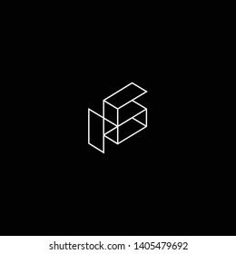 Outstanding professional elegant trendy awesome artistic black and white color PS SP initial based Alphabet icon logo.