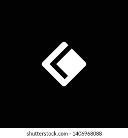 Outstanding professional elegant trendy awesome artistic black and white color GL LG initial based Alphabet icon logo.