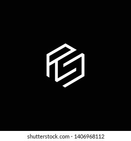 Outstanding professional elegant trendy awesome artistic black and white color RS SR initial based Alphabet icon logo.
